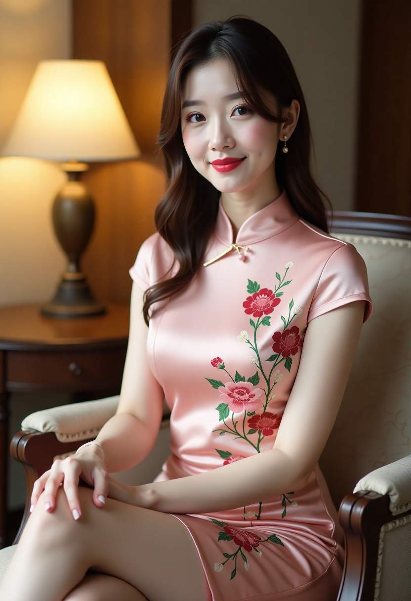 汉服团扇半身